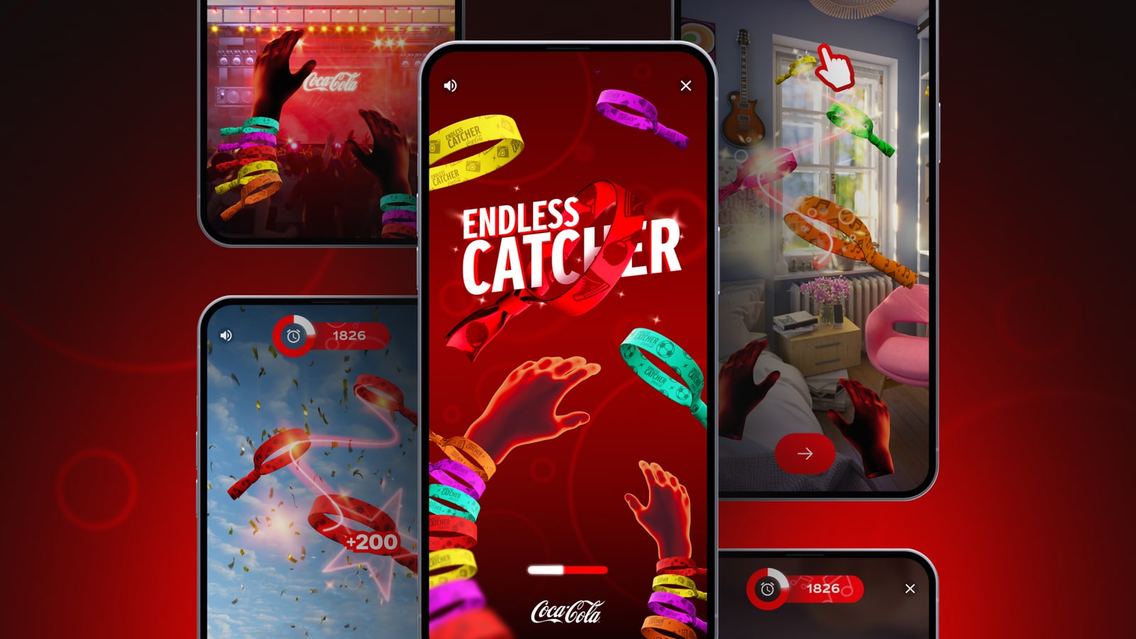 Coca-Cola: Endless Catcher — experience view 1