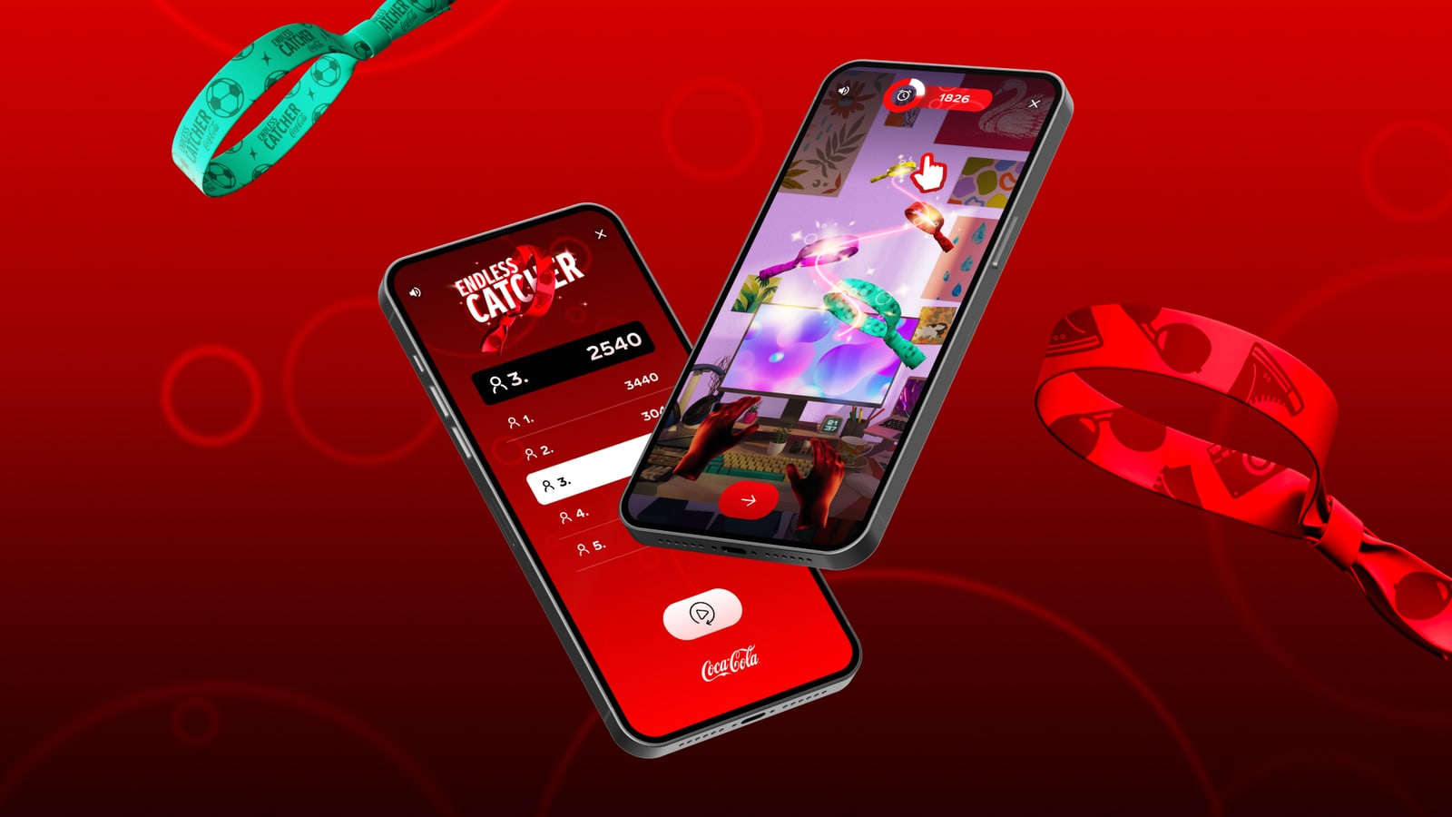 Coca-Cola: Endless Catcher — experience view 2