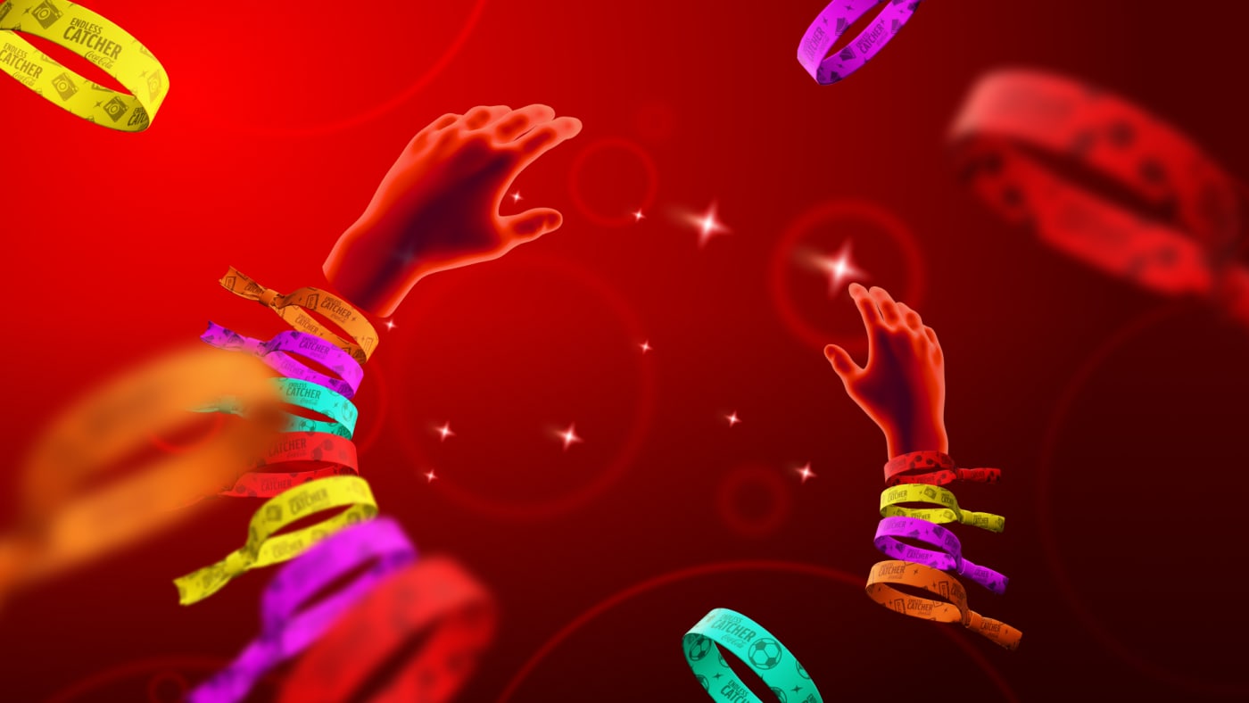 Coca-Cola: Endless Catcher — campaign visual
