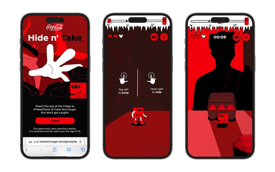 Coke Zero Sugar: Take a Taste — UNIT9 case study visual — Project context, visual 1 of 2