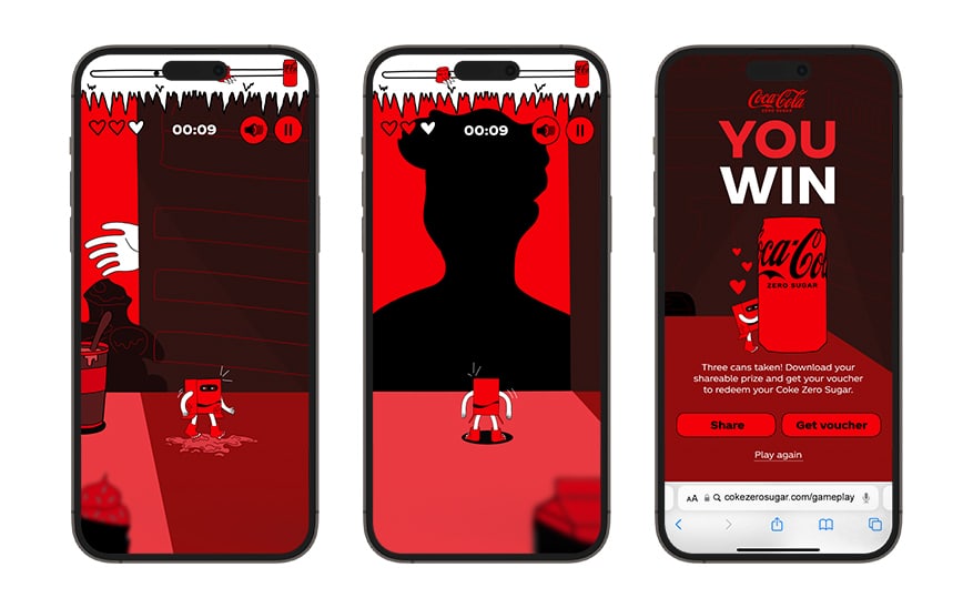 Coke Zero Sugar: Take a Taste — UNIT9 case study visual — Project context, visual 2 of 2