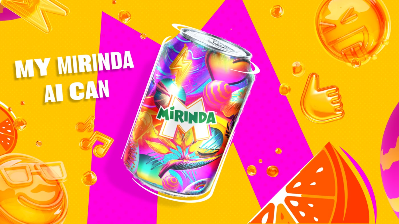 Mirinda: AI Flavour Generator — campaign visual