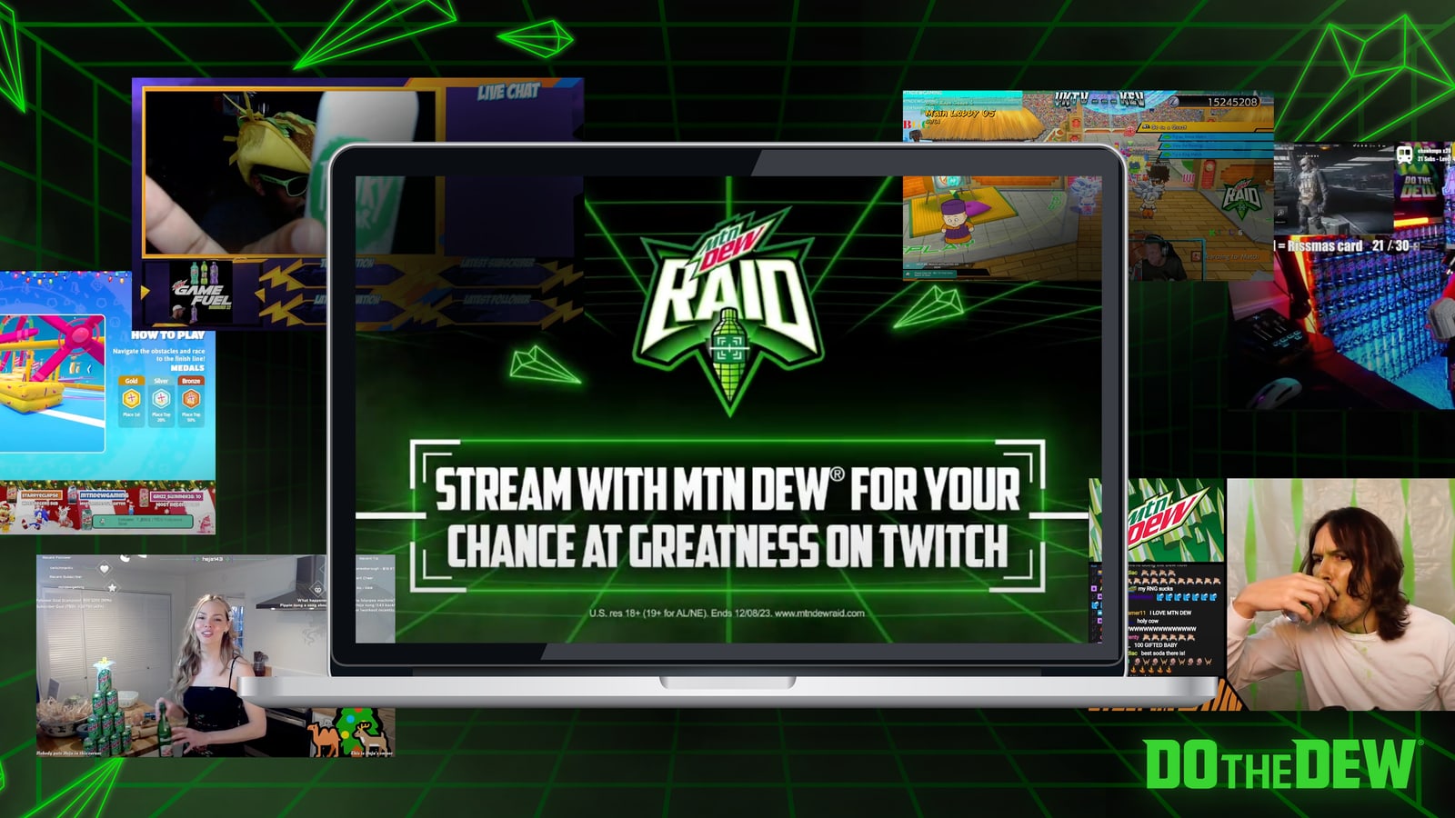 Mountain Dew: Raid — experience view 1