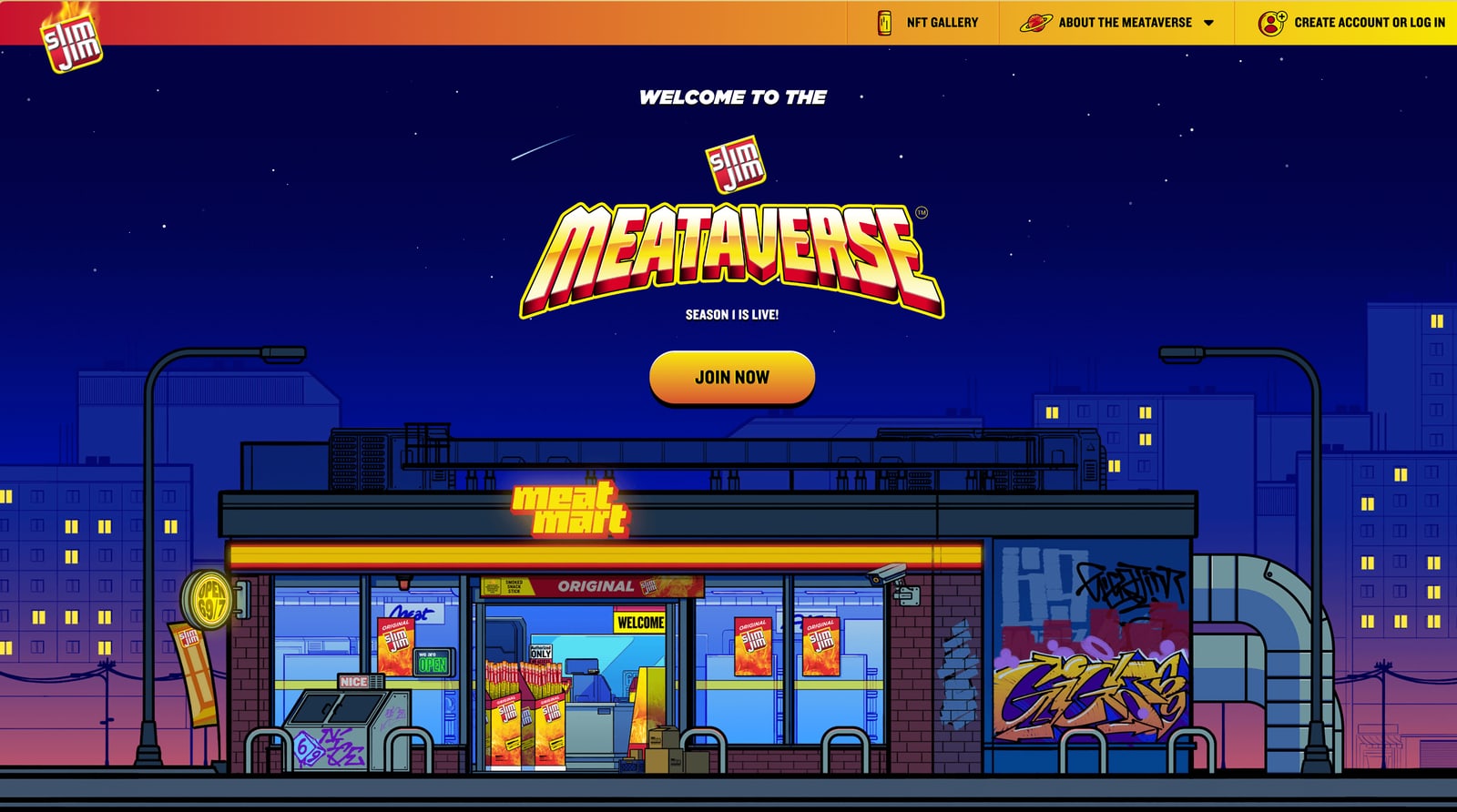 Slim Jim: Meataverse — UNIT9 case study visual — Project context, visual 2 of 2