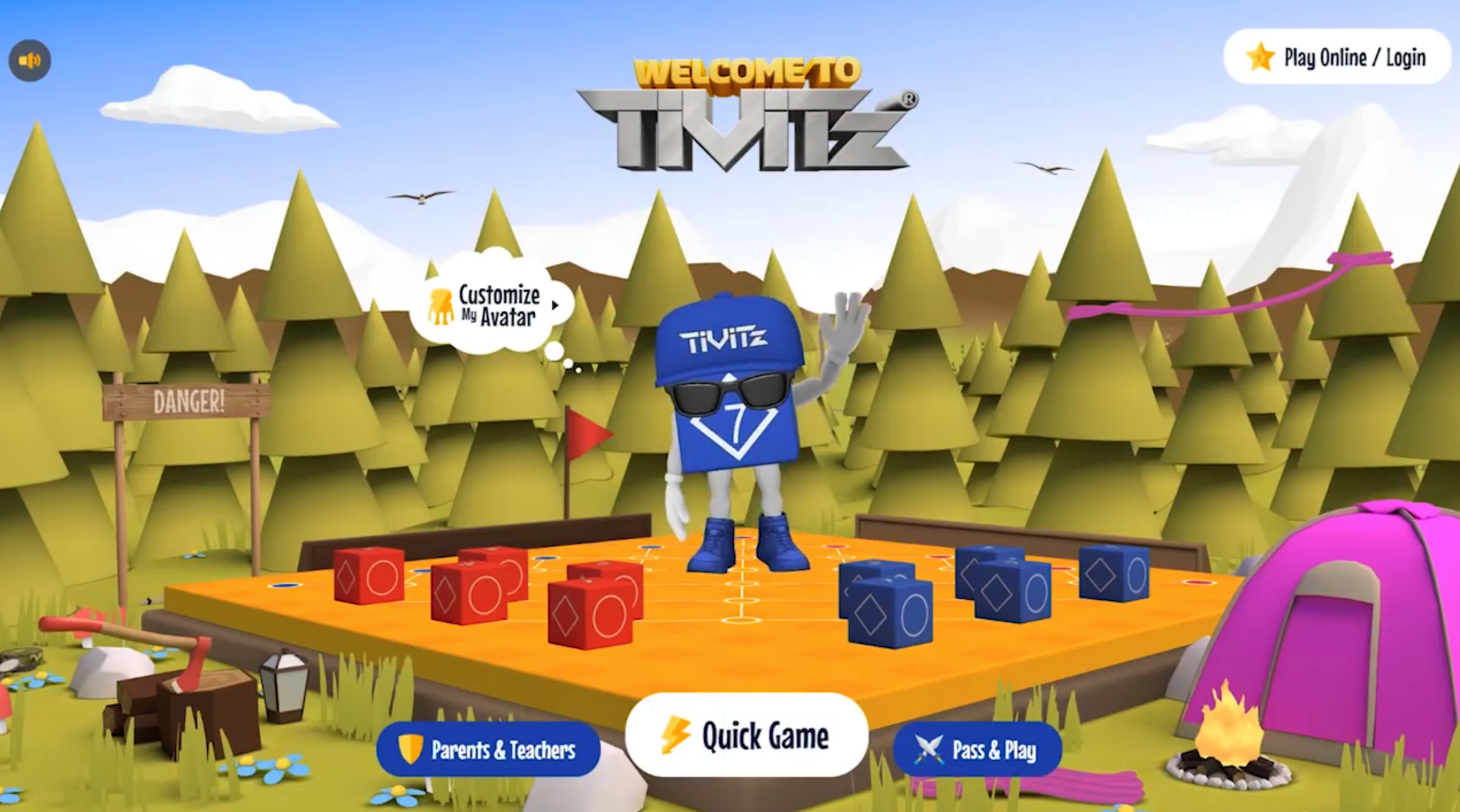 TiViTz: Online Math & Strategy Game - HexaAR